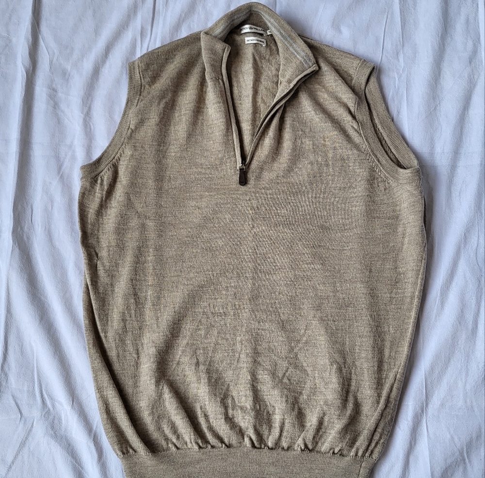 Peter Millar 100% Merino Wool Sweater Vest Size M